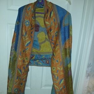 Colorful Floral Patterned Scarf Collection Eighteen